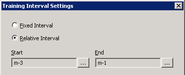 Relative Interval